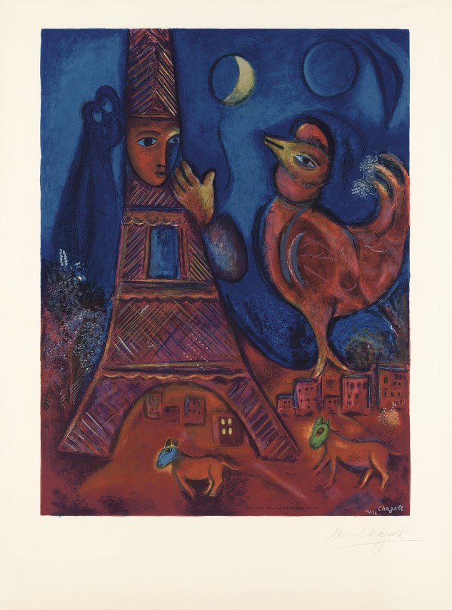 After Marc Chagall by Charles Sorlier