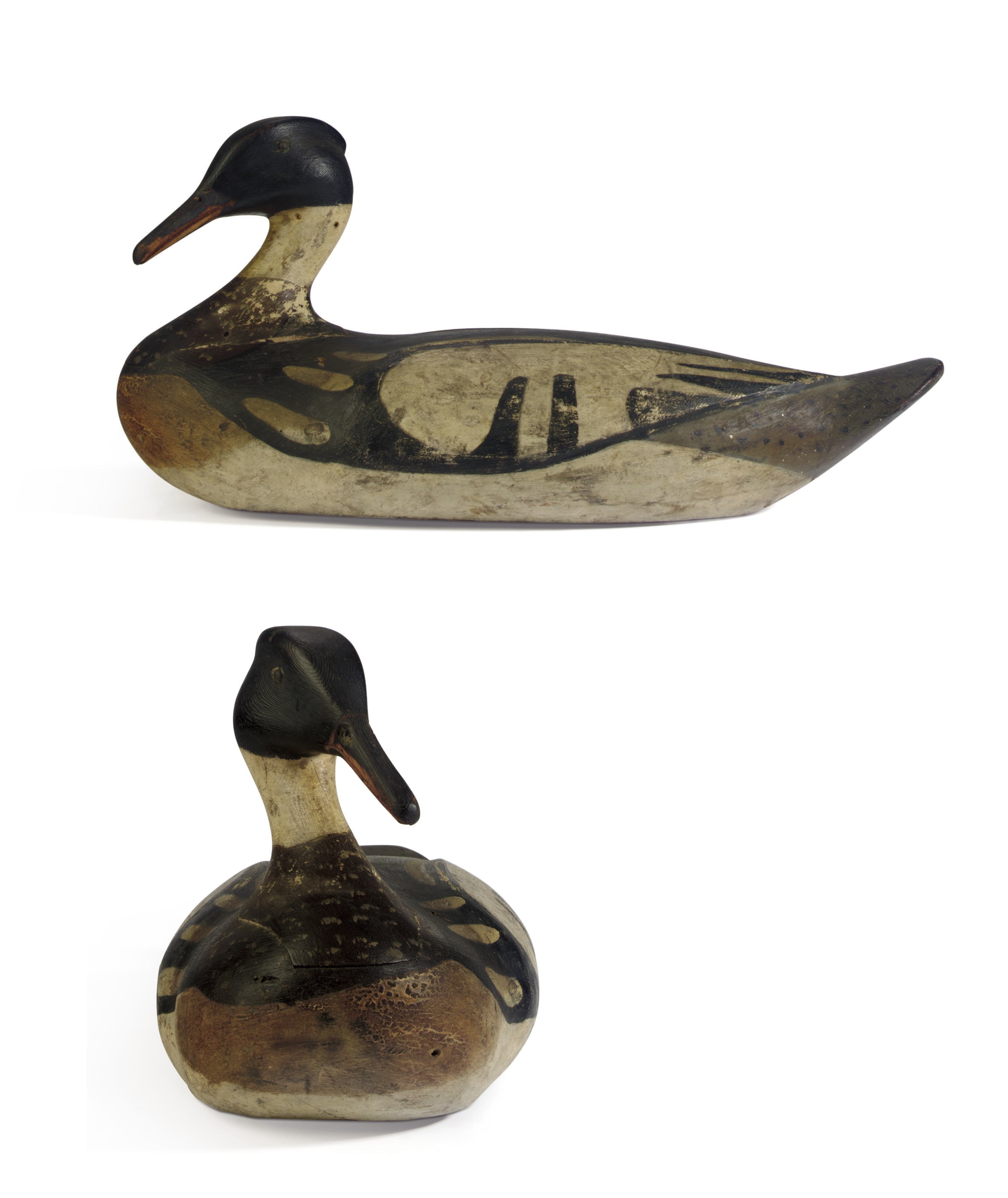 AN EXTREMELY RARE "MONHEGAN ISLAND" STYLE REDBREASTED MERGANSER DRAKE