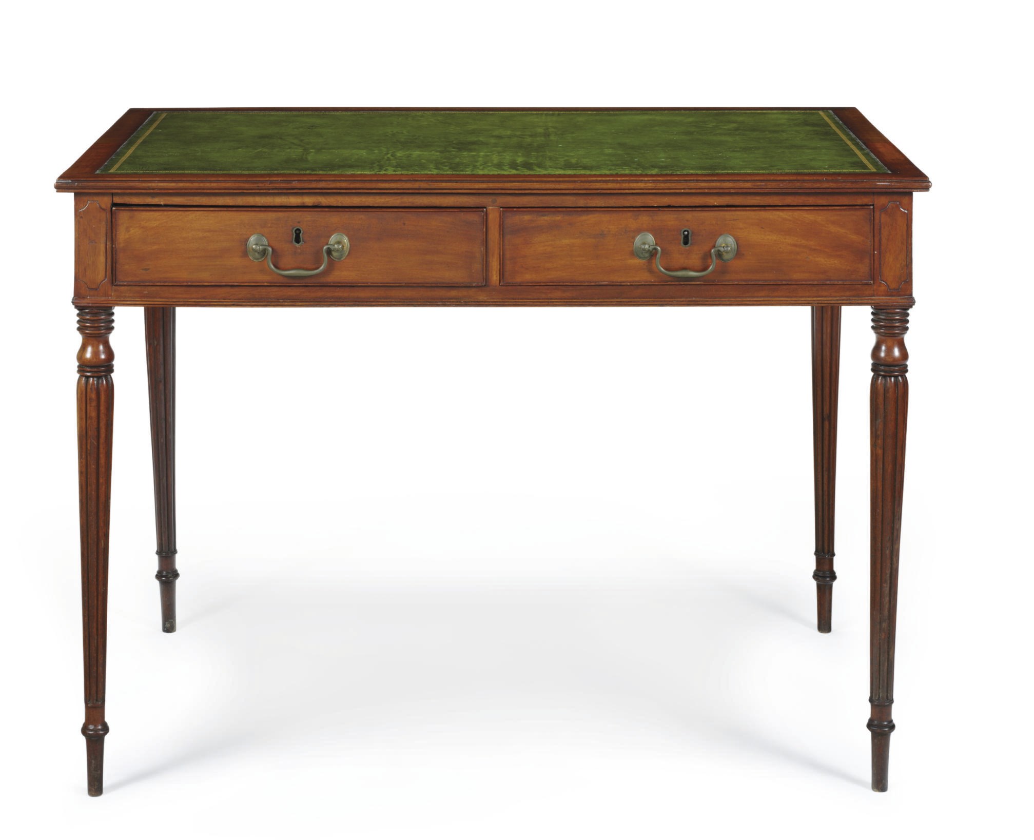 A FEDERAL MAHOGANY WRITING TABLE