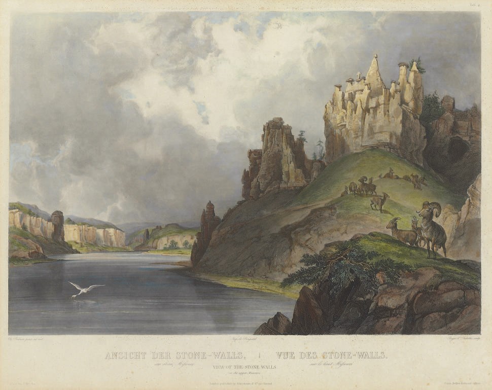 AFTER KARL BODMER (1809-1893)
BY FREIDRICH SALATHÉ AND CHARLES BEYER