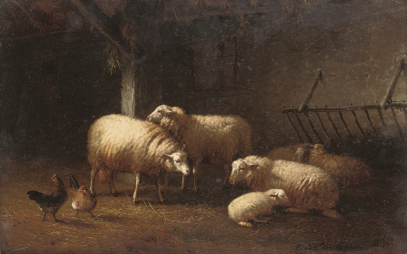Eugène Joseph Verboeckhoven (Dutch, 1798-1881)