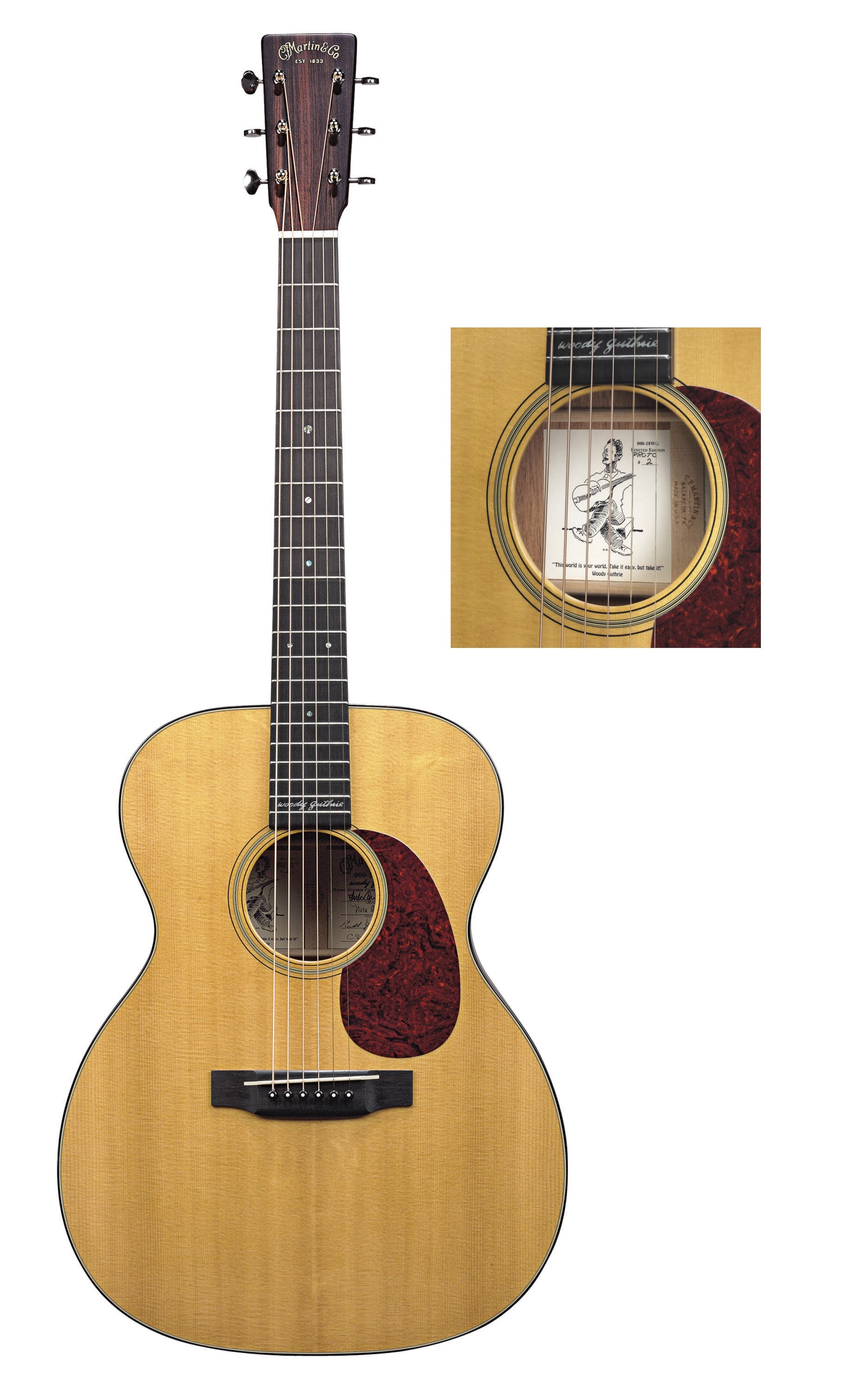 THE WOODY GUTHRIE, STYLE 000-18WG