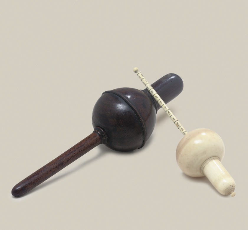 A fine ivory hydrometer