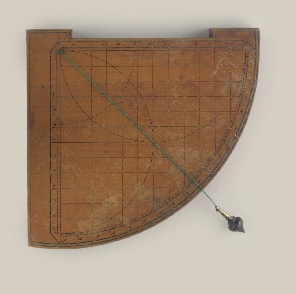 An 18th century astrolabic quadrant