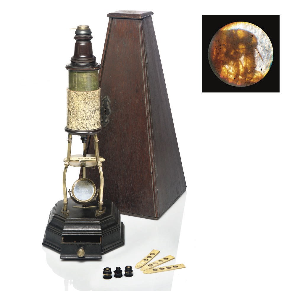 An English Culpeper-type microscope