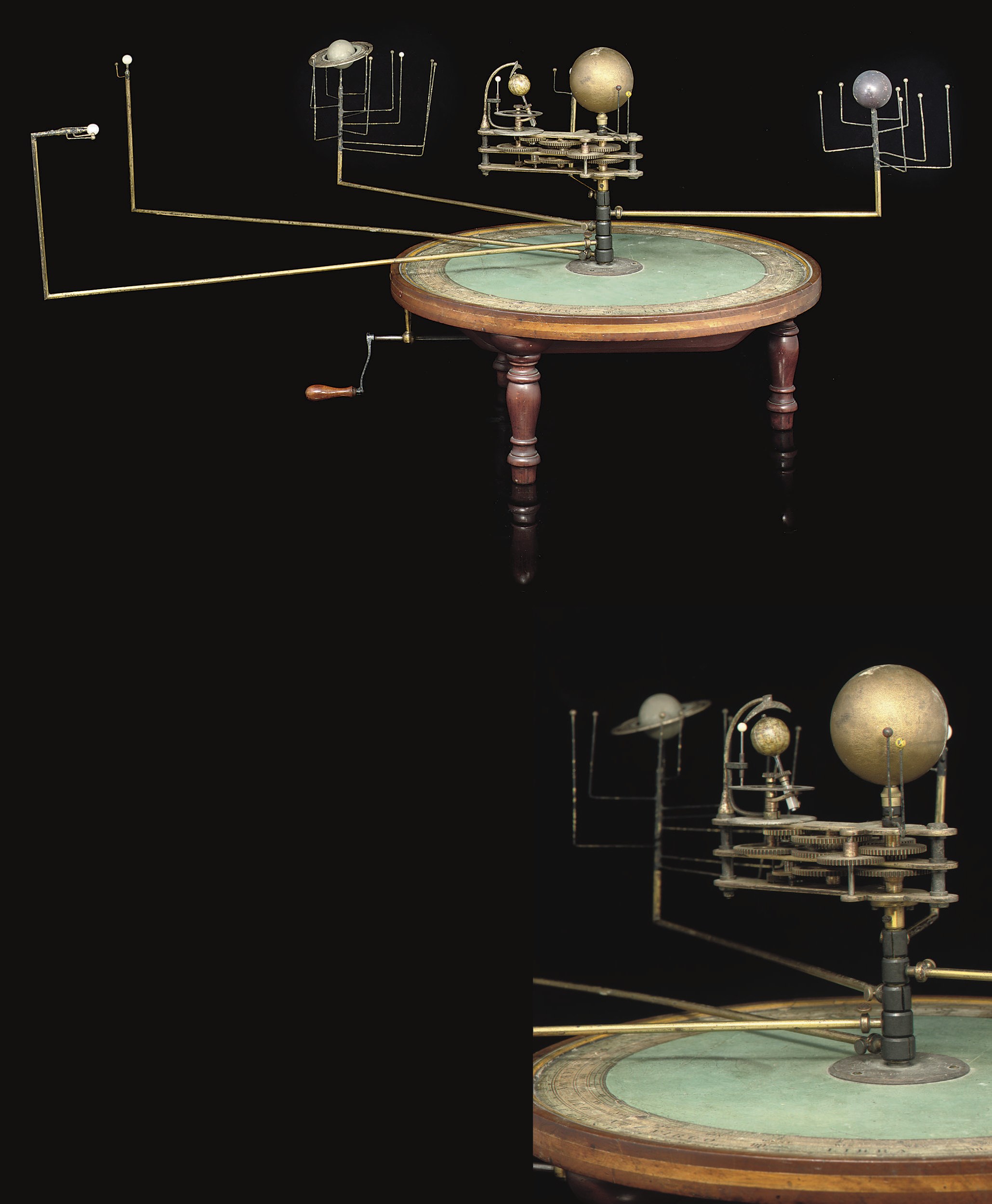 A rare early 20th century English planetarium