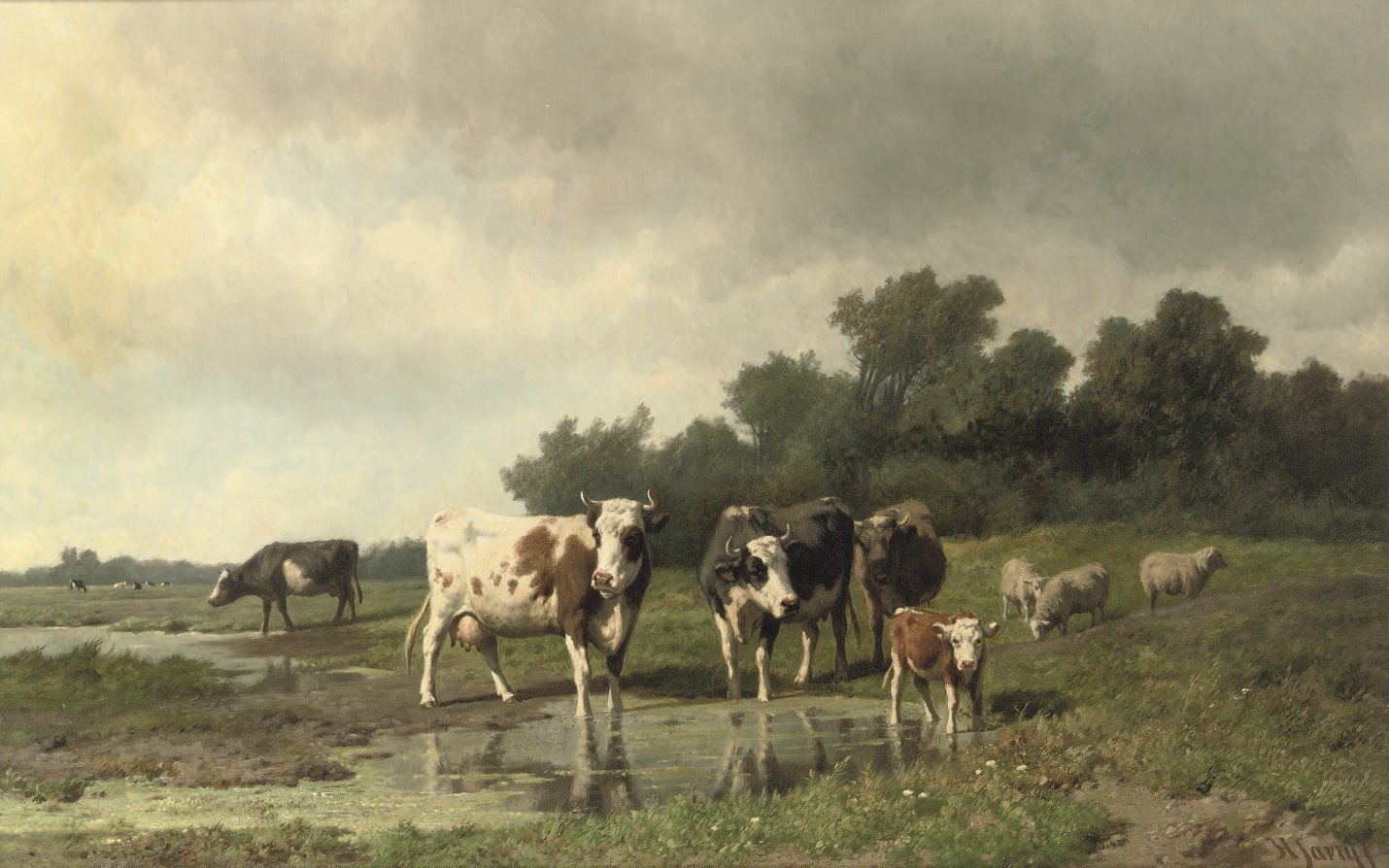Hendrik Savry (Dutch, 1823-1907)