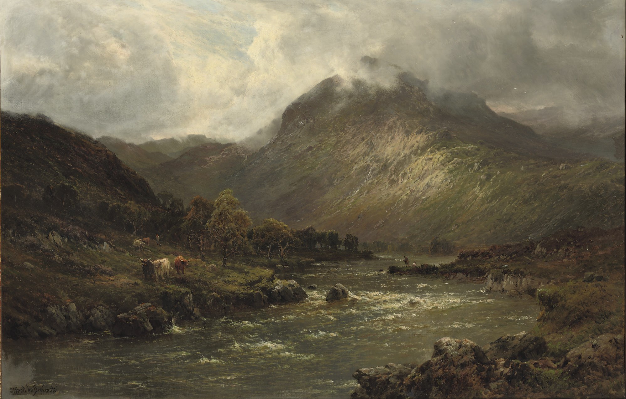 Alfred de Breanski (British, 1852-1928)