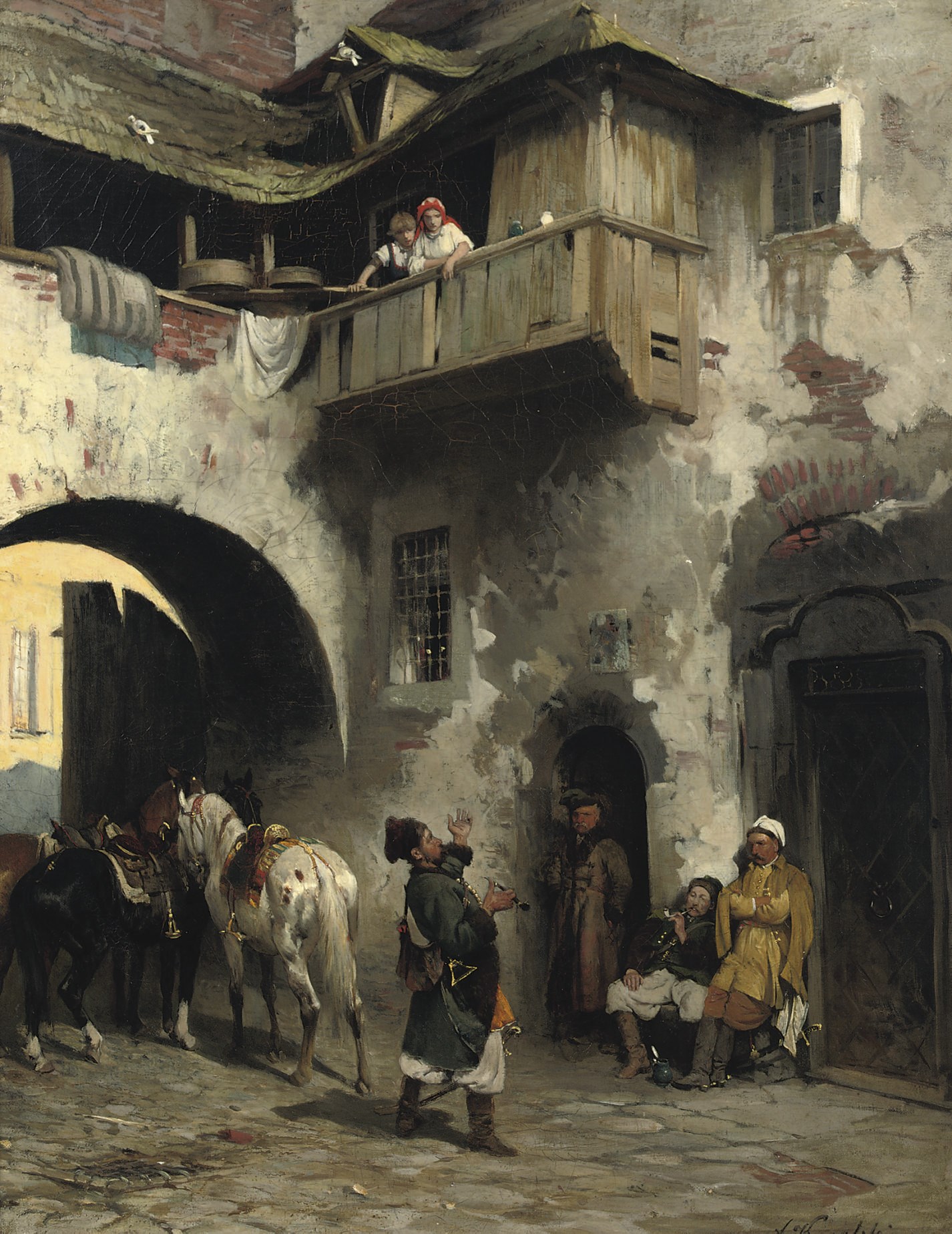 Alfred von Wierusz-Kowalski (Polish, 1849-1915)