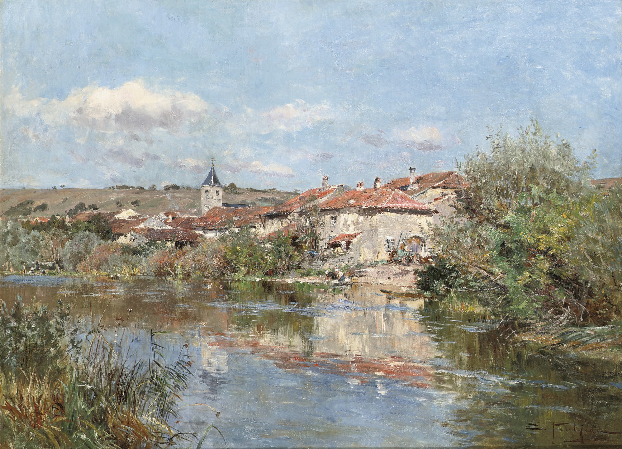 Edmond Marie Petitjean (French, 1844-1925)