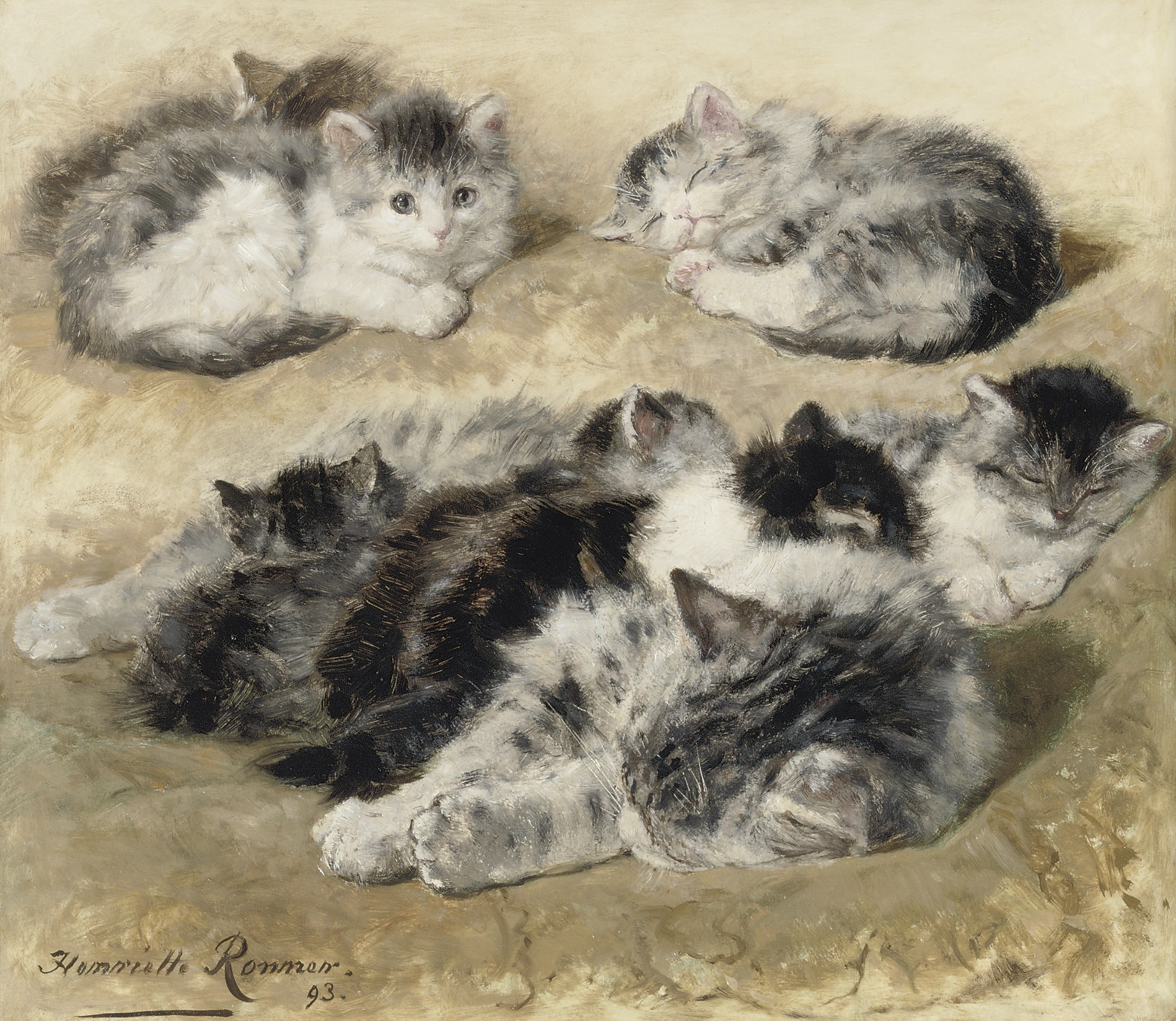 Henriette Ronner (Dutch, 1821-1909)