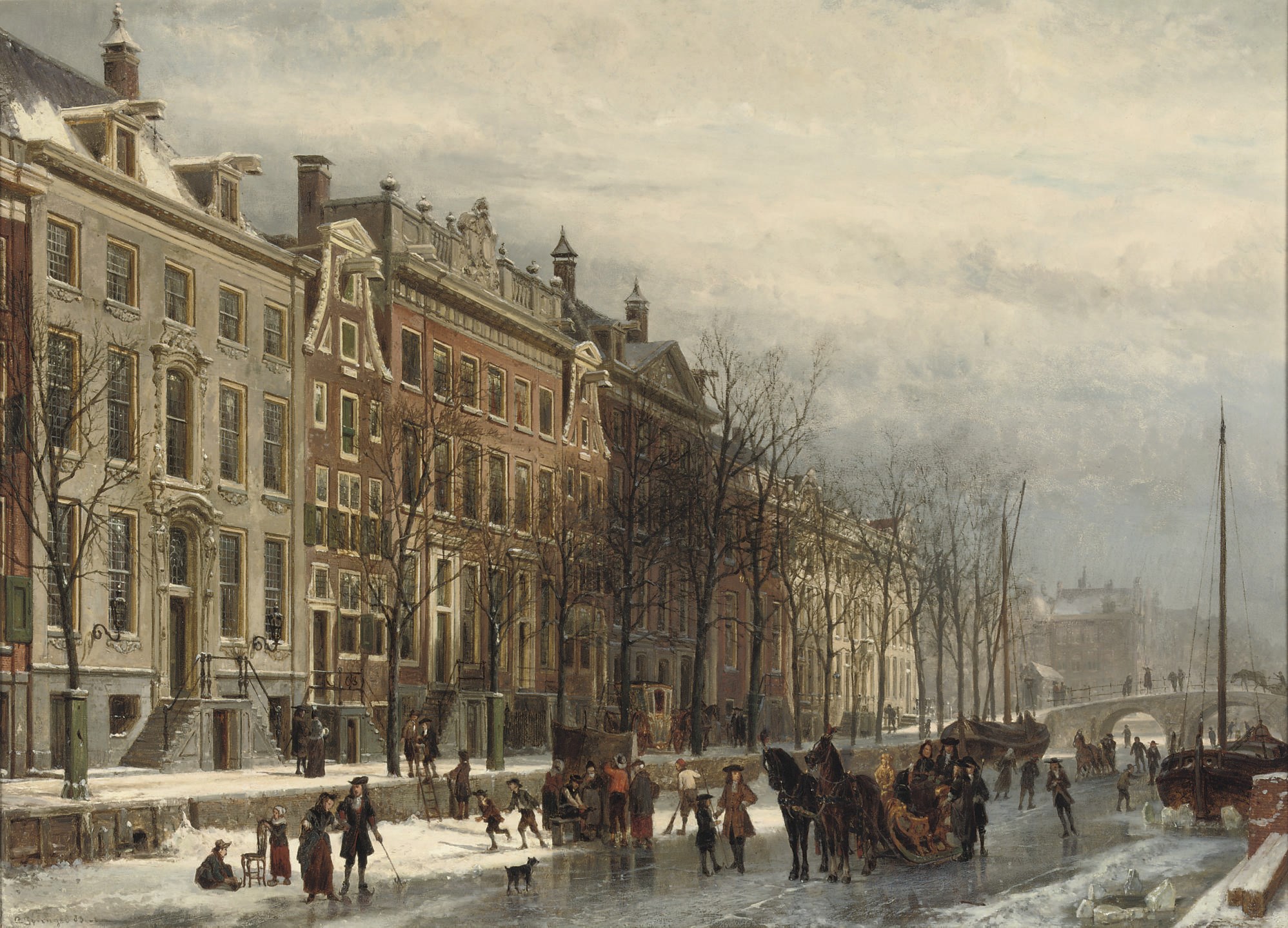 Cornelis Springer (Dutch, 1817-1891)
