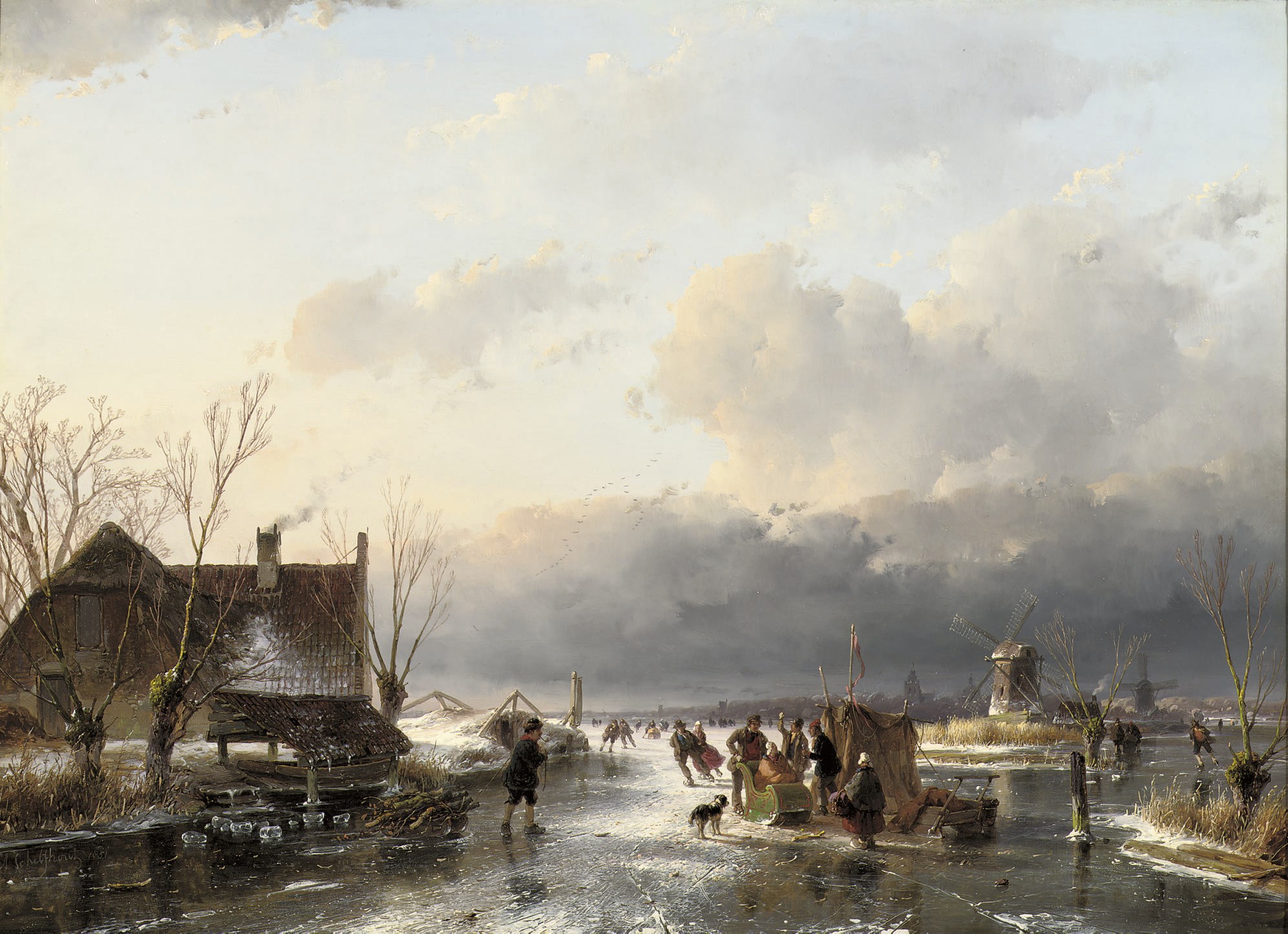 Andreas Schelfhout (Dutch, 1787-1870)