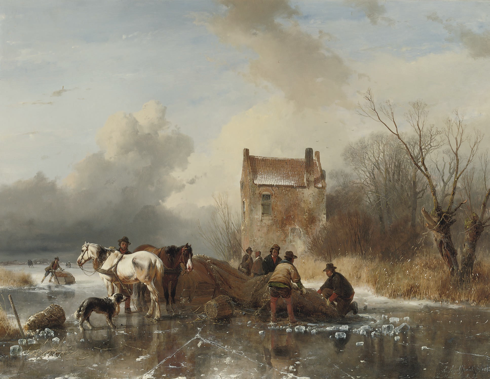 Andreas Schelfhout (Dutch, 1787-1870) and Joseph Jodocus Moerenhout (Belgian, 1801-1874)