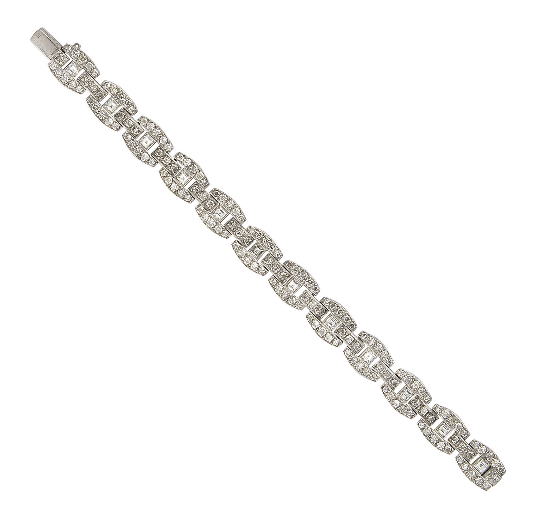 BRACELET ART DECO DIAMANTS
