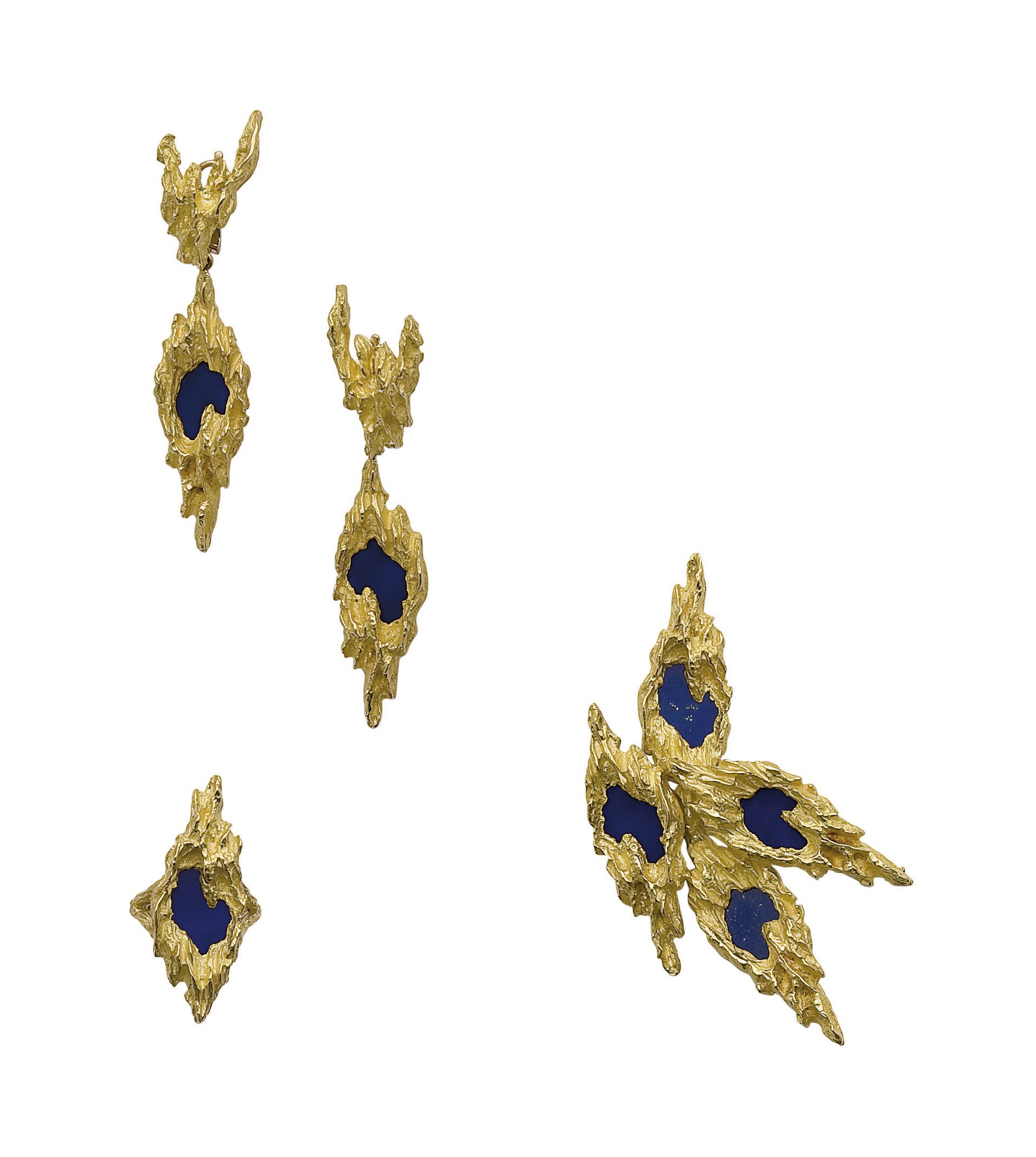 DEMI-PARURE LAPIS LAZULI, PAR CHAUMET