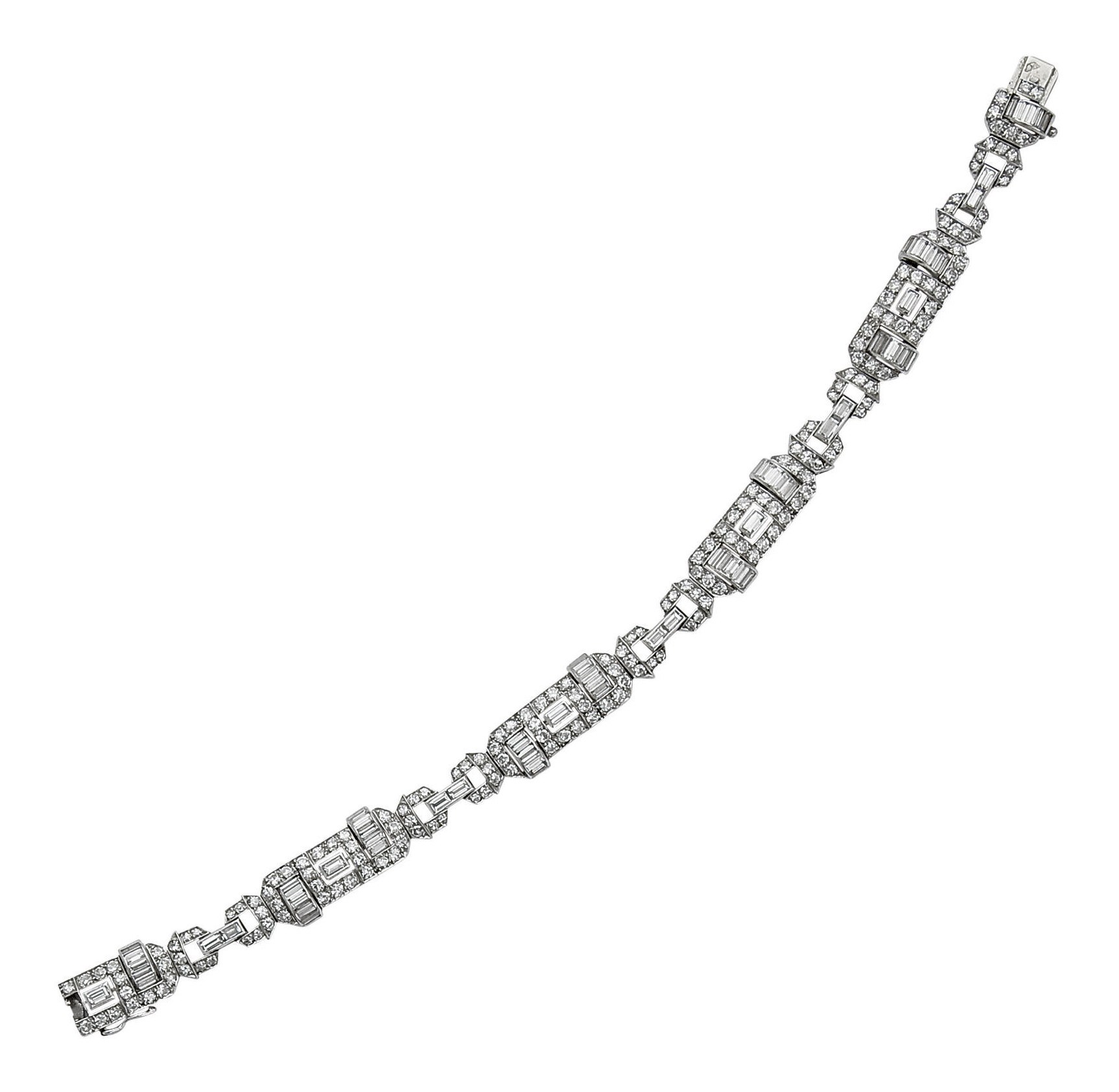 BRACELET ART DECO DIAMANTS