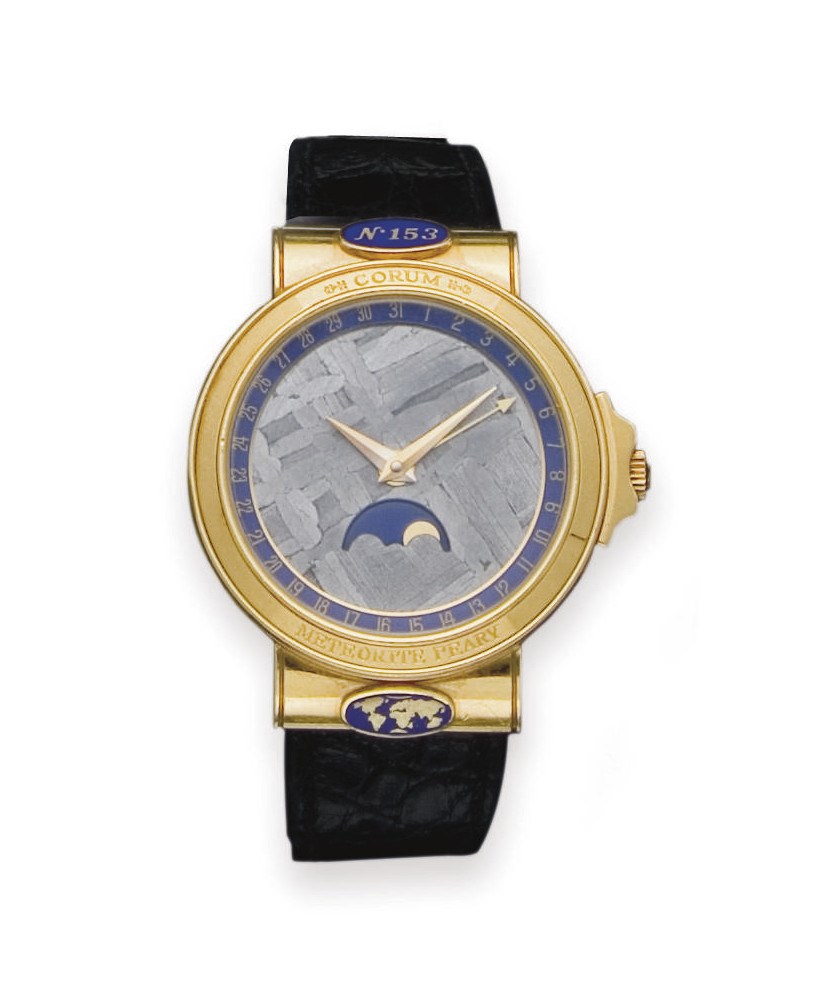 MONTRE BRACELET D'HOMME "METEORITE PEARY", PAR CORUM