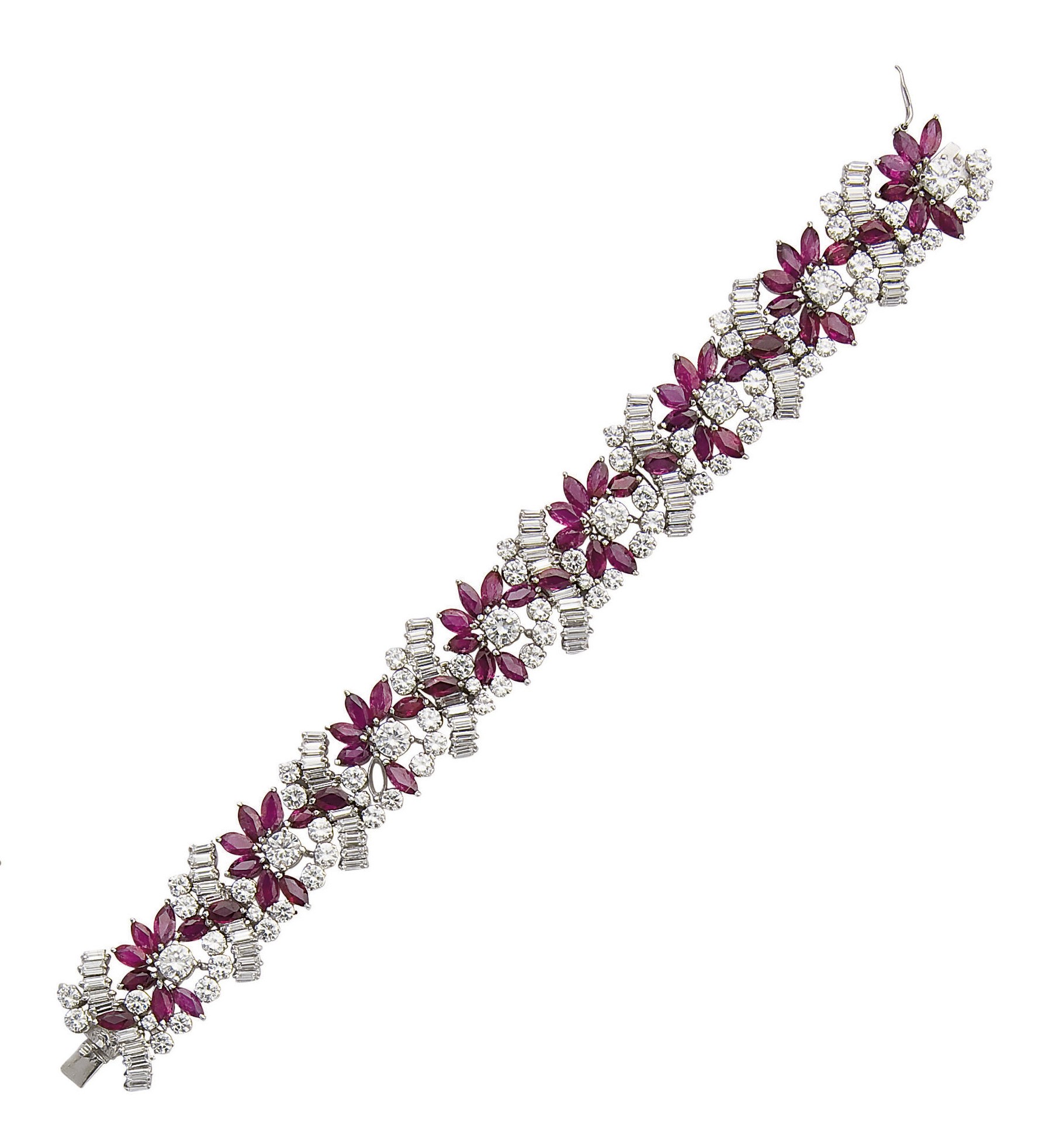 BRACELET RUBIS ET DIAMANTS