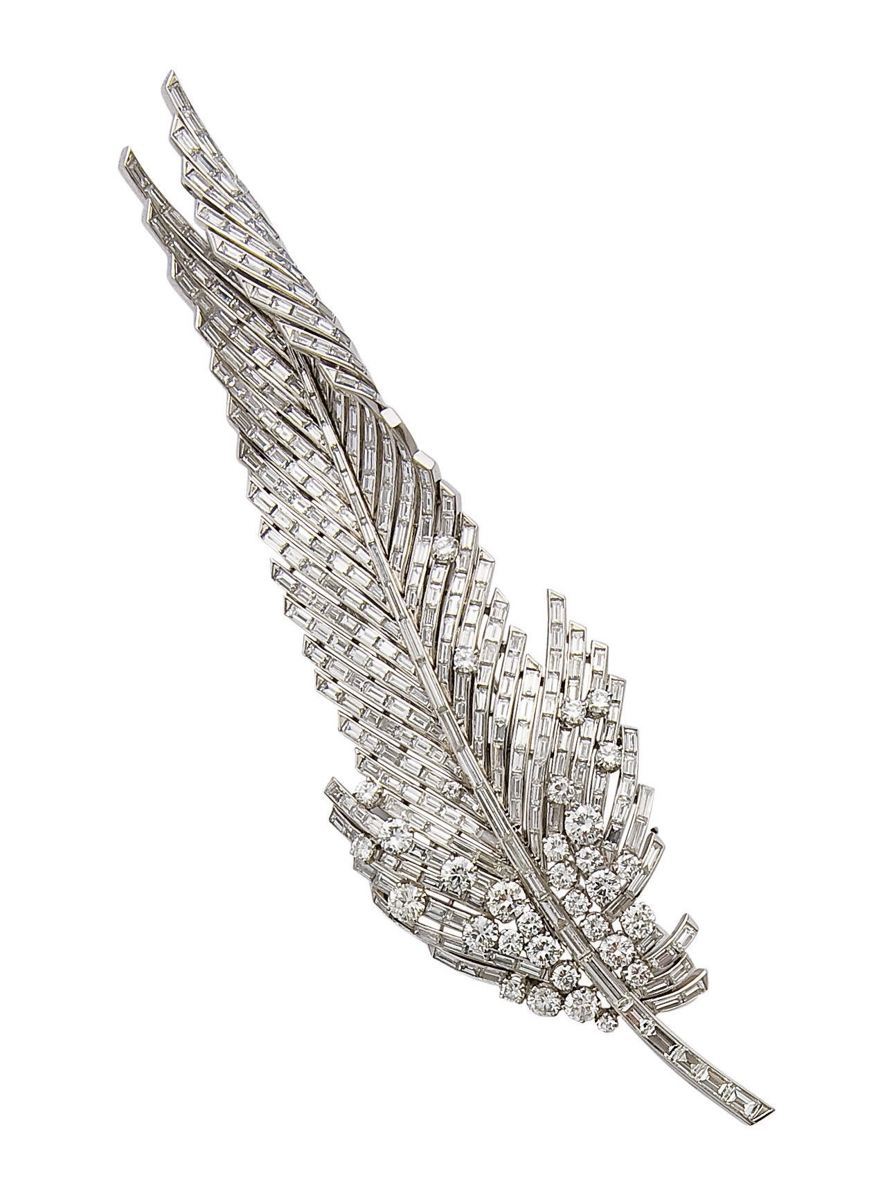 BROCHE DIAMANTS, PAR STERLE