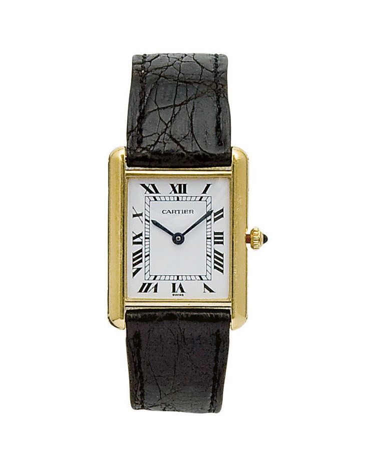 MONTRE BRACELET D'HOMME "TANK", PAR CARTIER