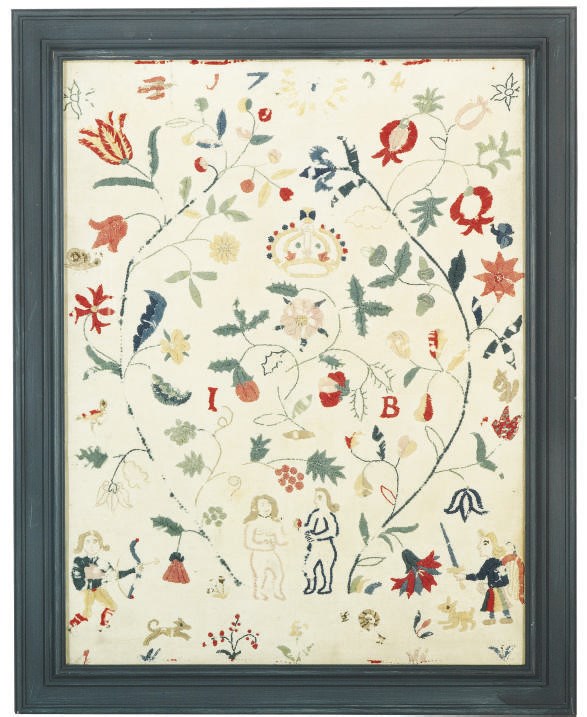 A SWISS EMBROIDERY
