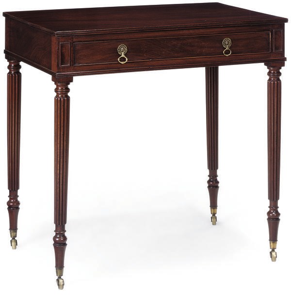 A REGENCY MAHOGANY WRITING TABLE