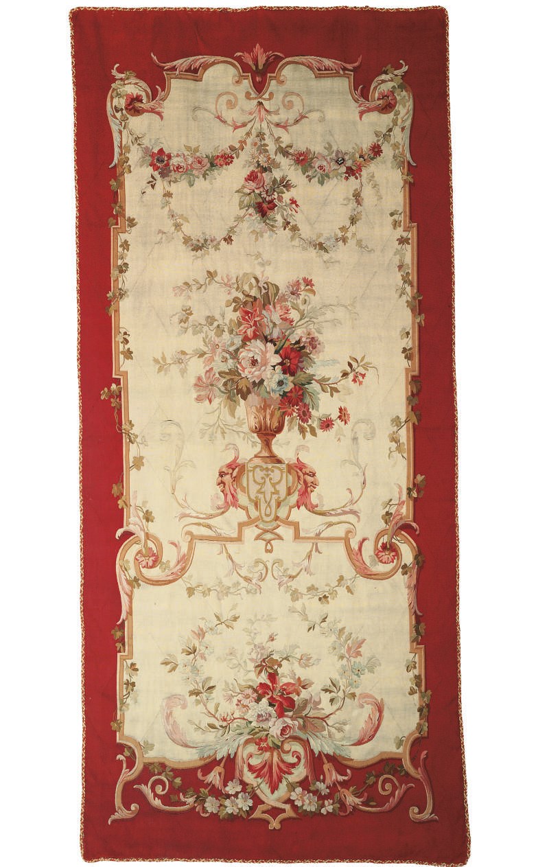 A LARGE AUBUSSON TAPESTRY PANEL