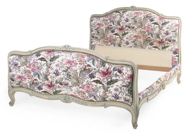A FRENCH PAINTED BED