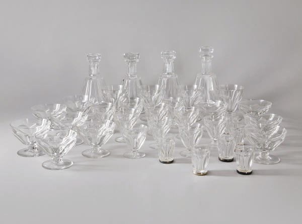 PARTIE DE SERVICE DE VERRE EN CRISTAL DE BACCARAT