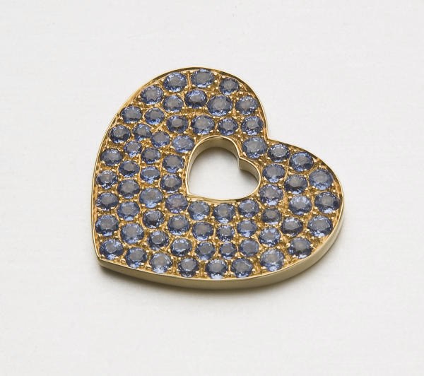 PENDENTIF SAPHIRS, PAR POIRAY