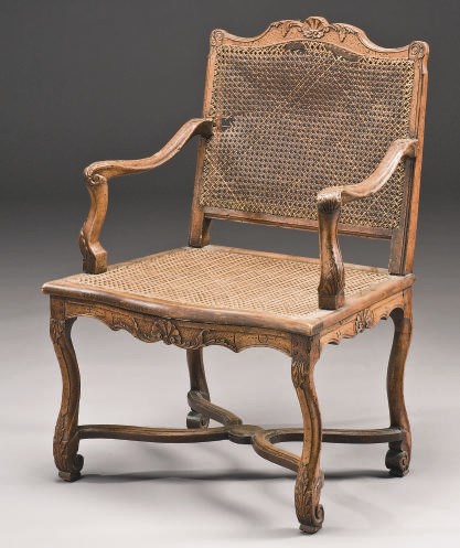 FAUTEUIL CANNE D'EPOQUE LOUIS XV