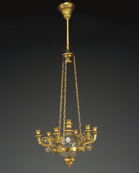 LUSTRE DE STYLE EMPIRE