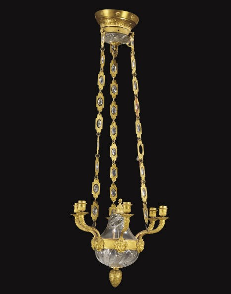 LUSTRE D'EPOQUE CHARLES X