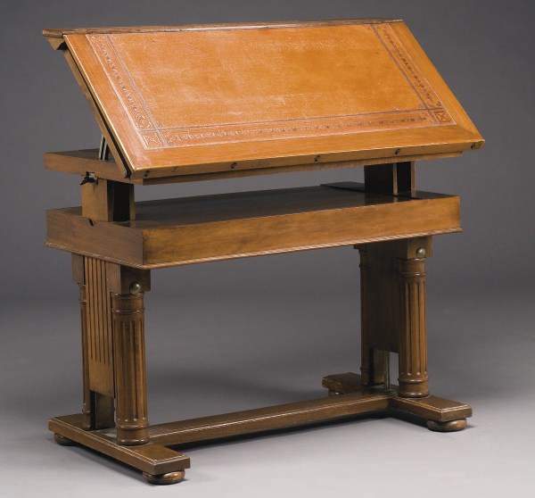 TABLE D'ARCHITECTE DU XIXEME SIECLE
