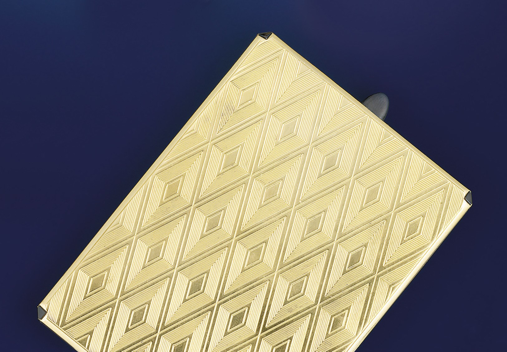 An Art Deco French 18ct. gold cigarette, case by Cartier