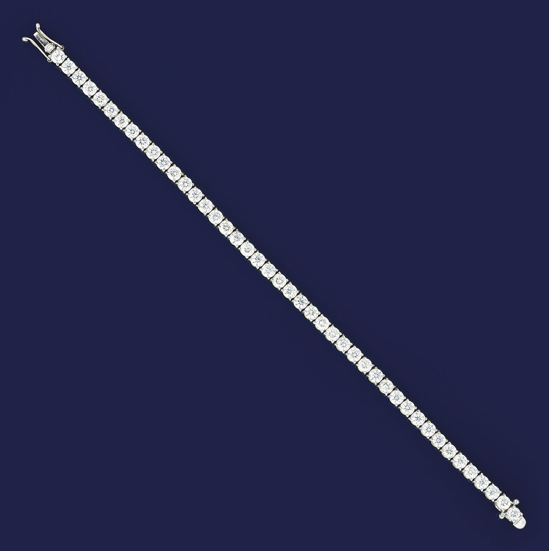 A diamond bracelet