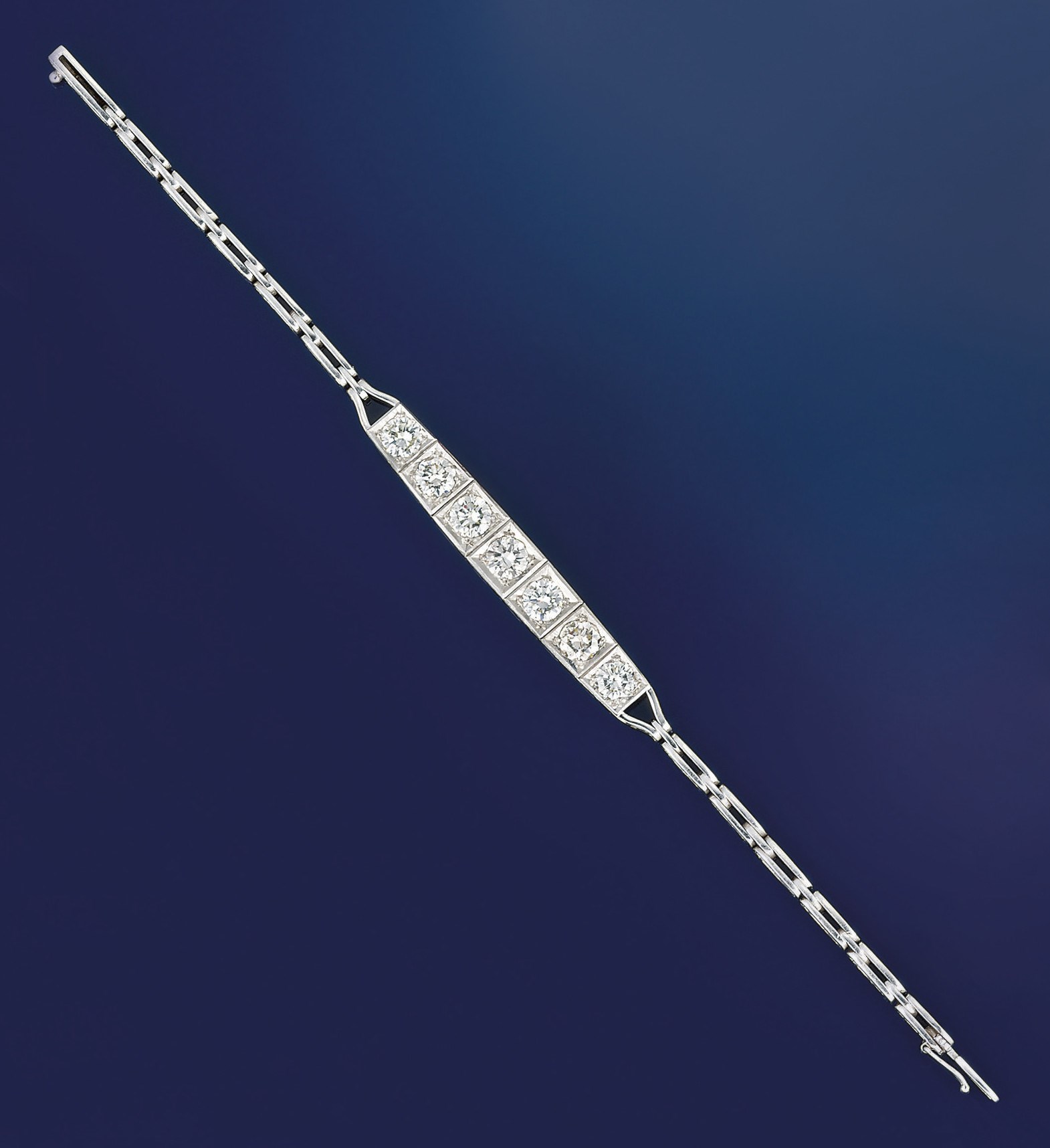 A diamond bracelet
