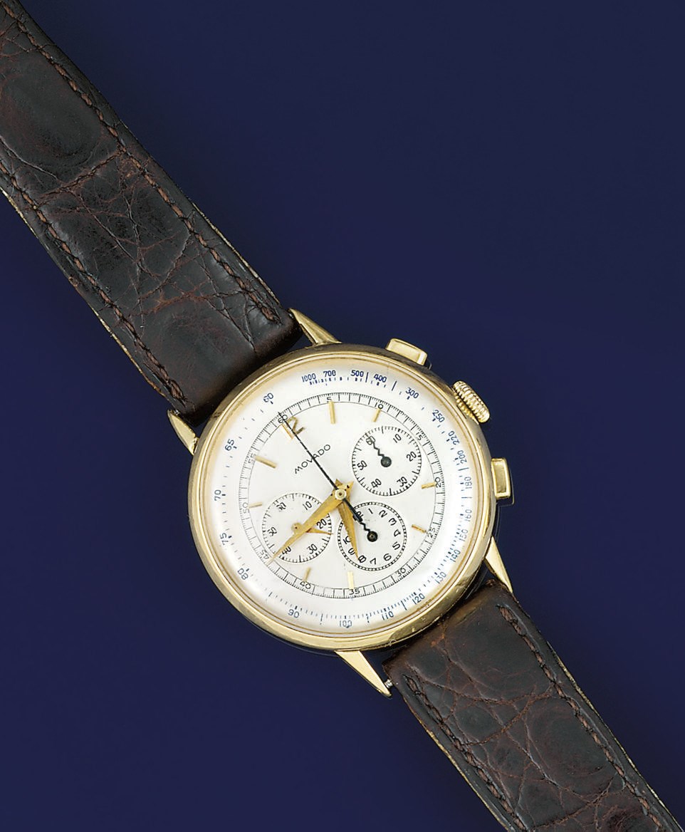 A chronograph wristwatch, by Movado