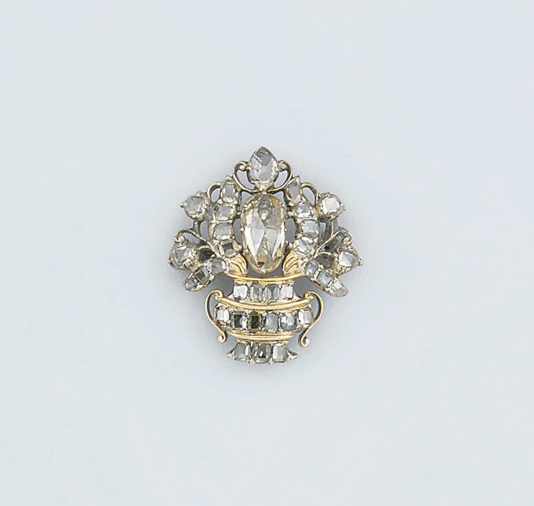 A George III diamond Giardinetto brooch