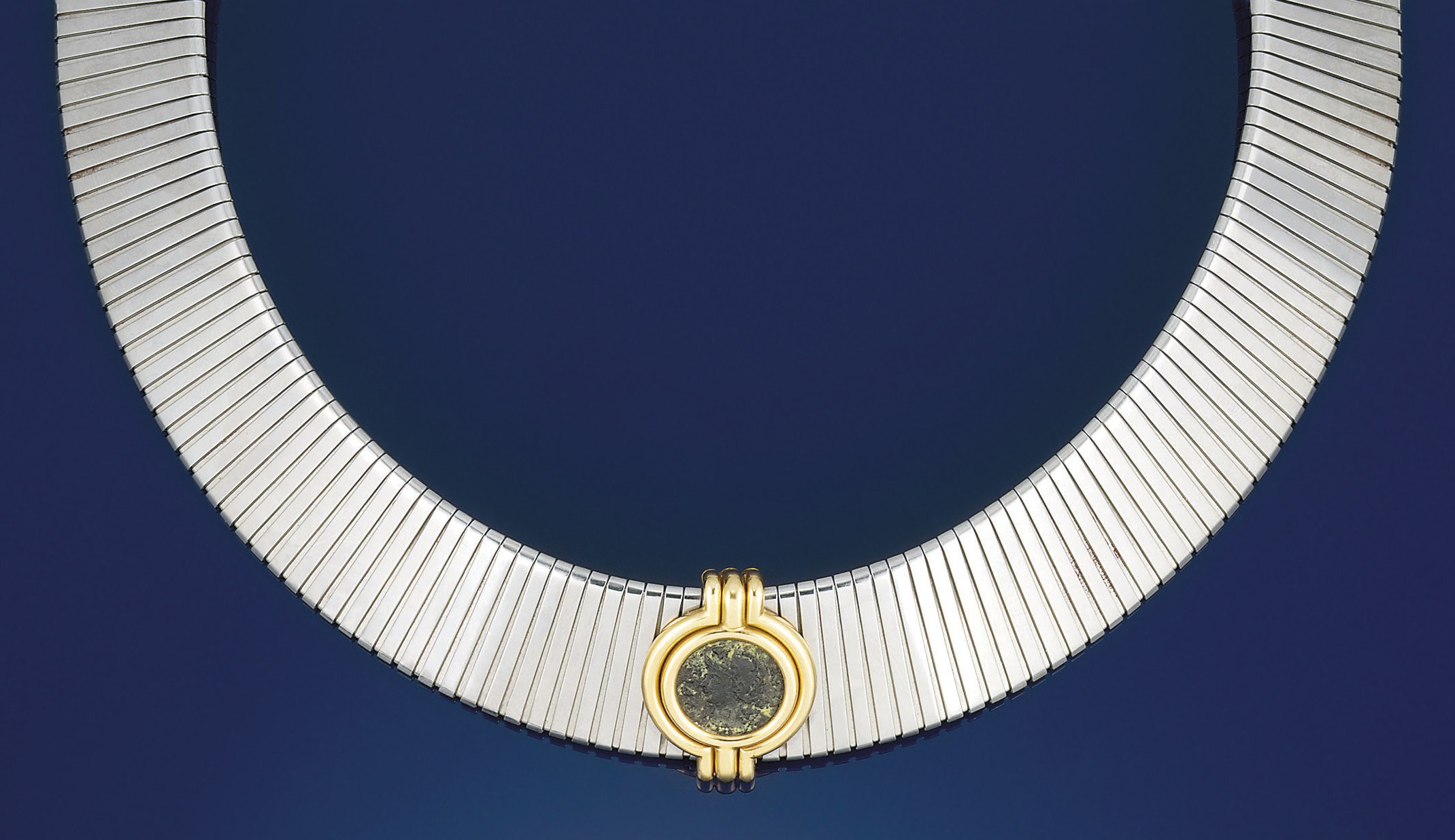 A 'Tubogas' necklace by Bulgari