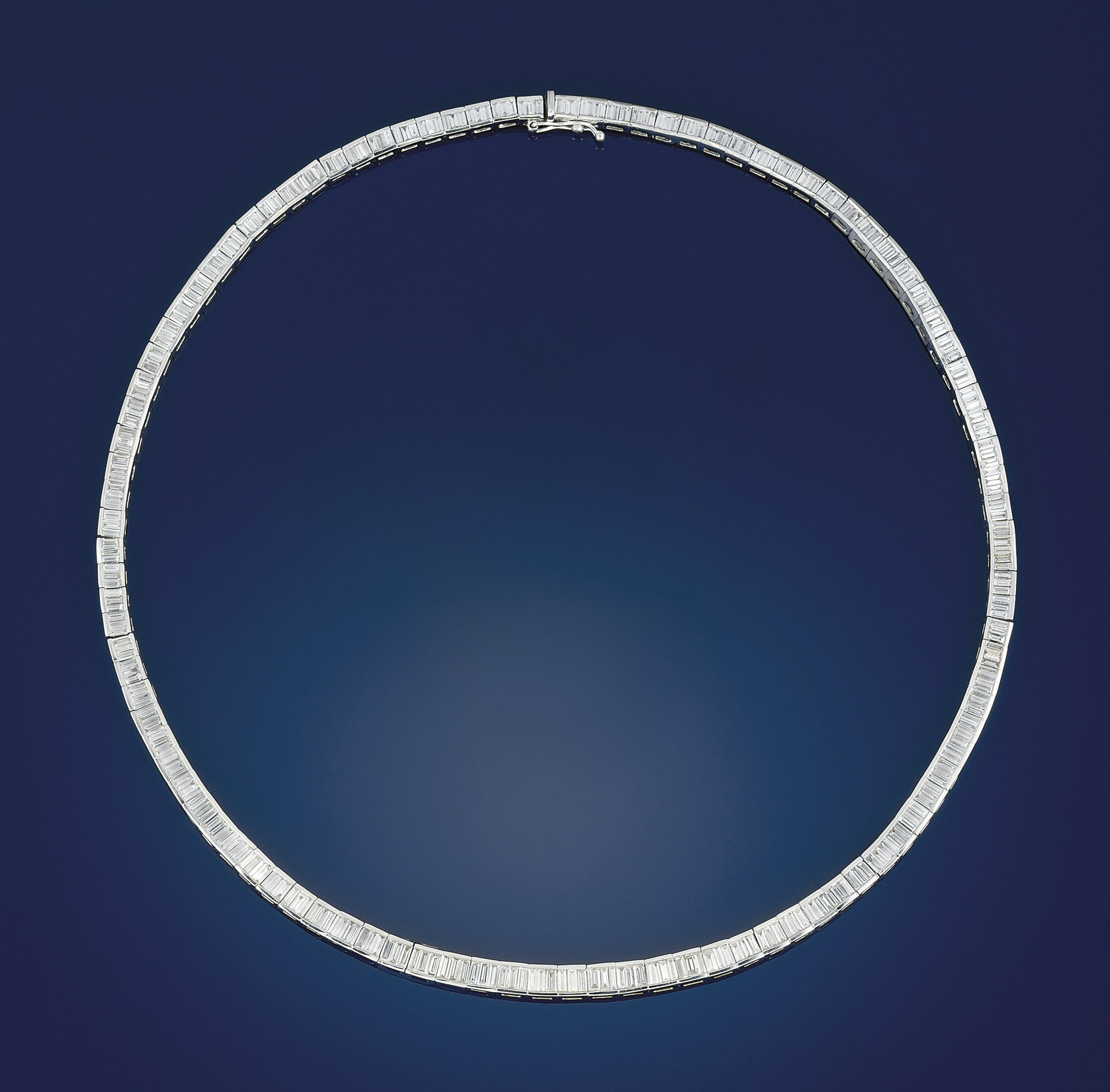 A diamond necklace