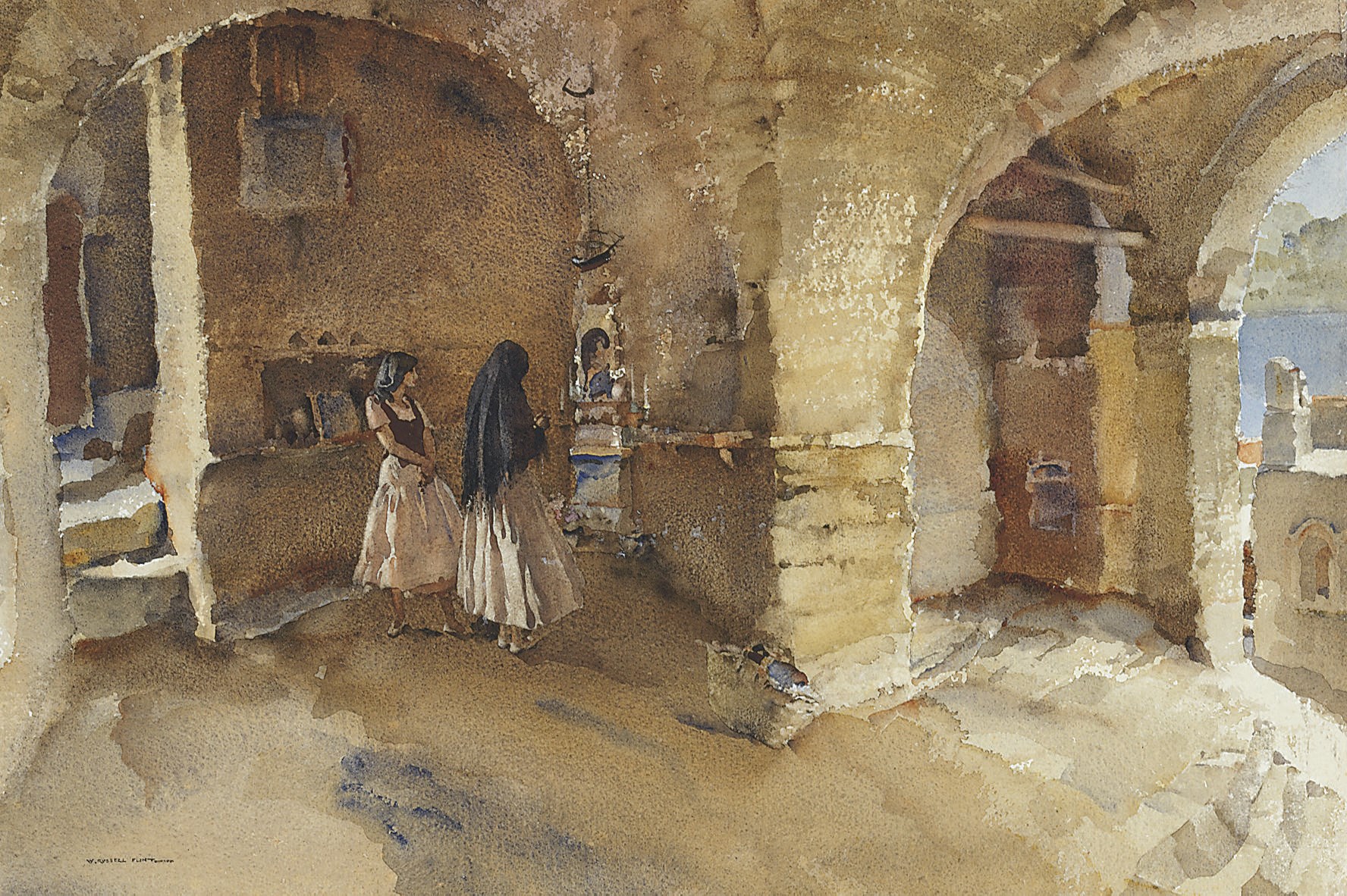 Sir William Russell Flint, R.A., R.W.S. (1880-1969)