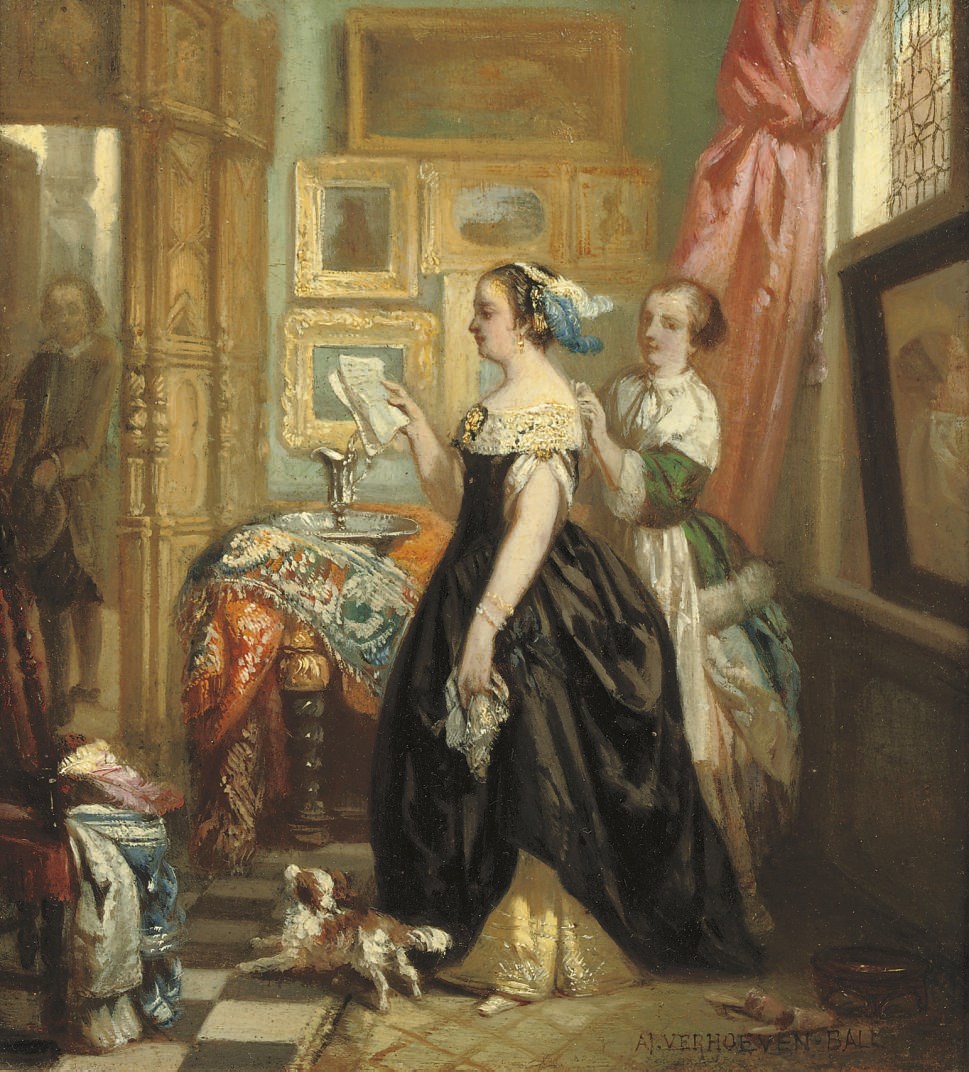 Adrian Joseph Verhoeven-Ball (Belgian, 1824-1882)