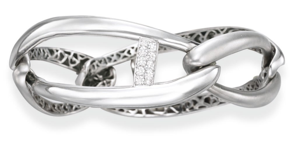 A DIAMOND AND WHITE GOLD BRACELET, BY OLIVIA WILDENSTEIN