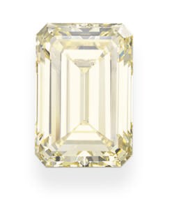 AN UNMOUNTED COLORED DIAMOND