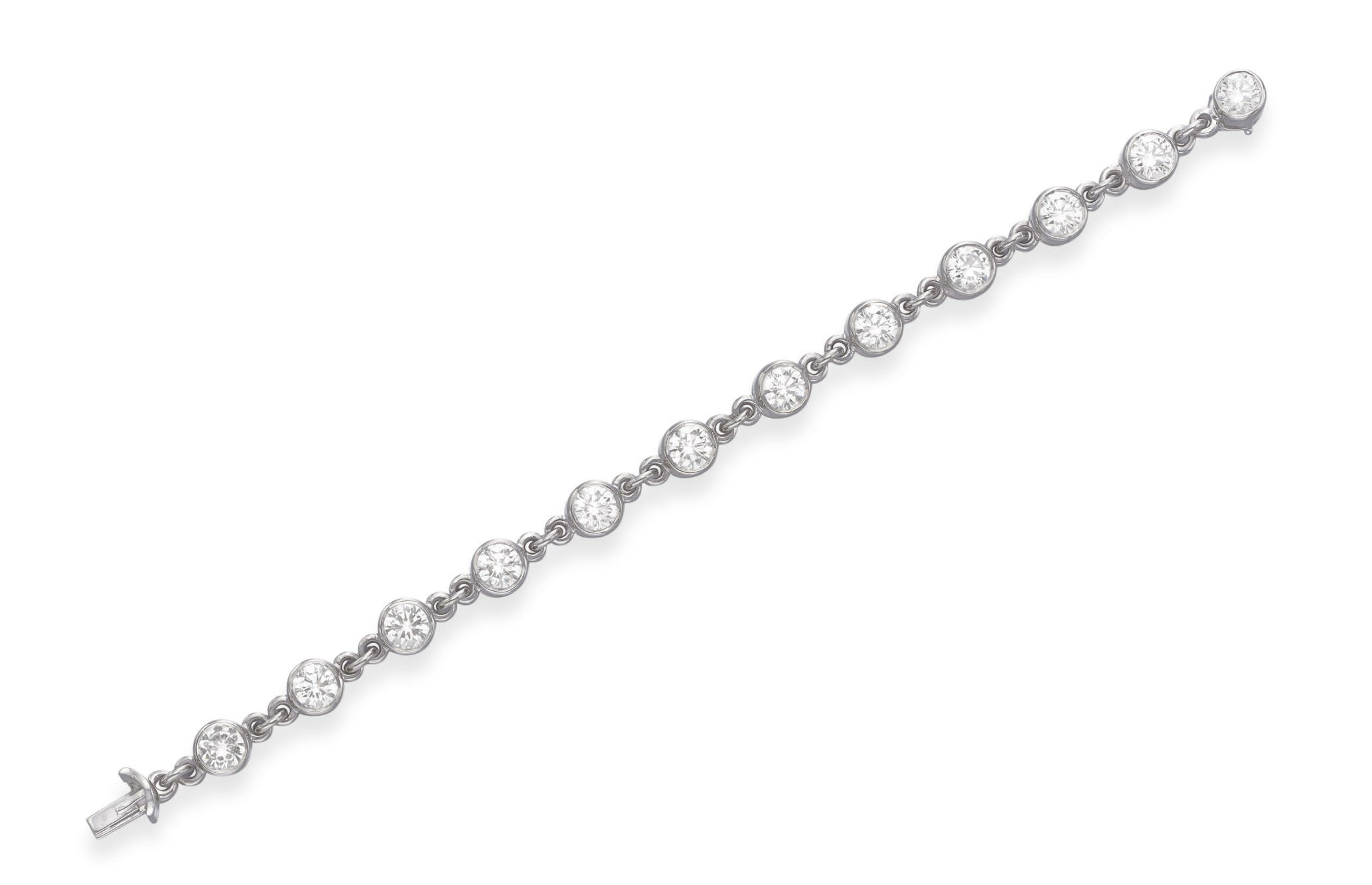 A DIAMOND BRACELET, BY GRAFF