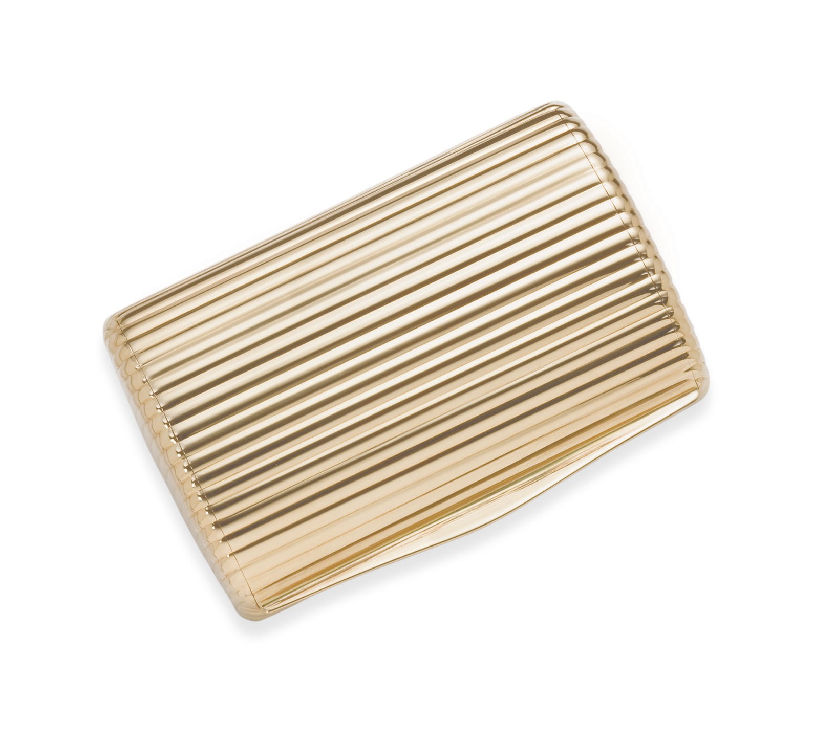 A GOLD CIGARETTE CASE