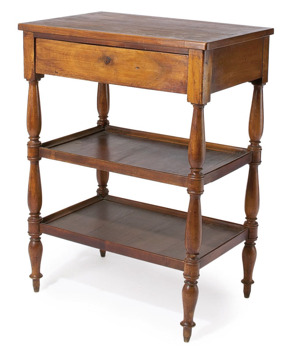 TABLE A ETAGERES DE LA PREMIERE MOITIE DU XIXEME SIECLE