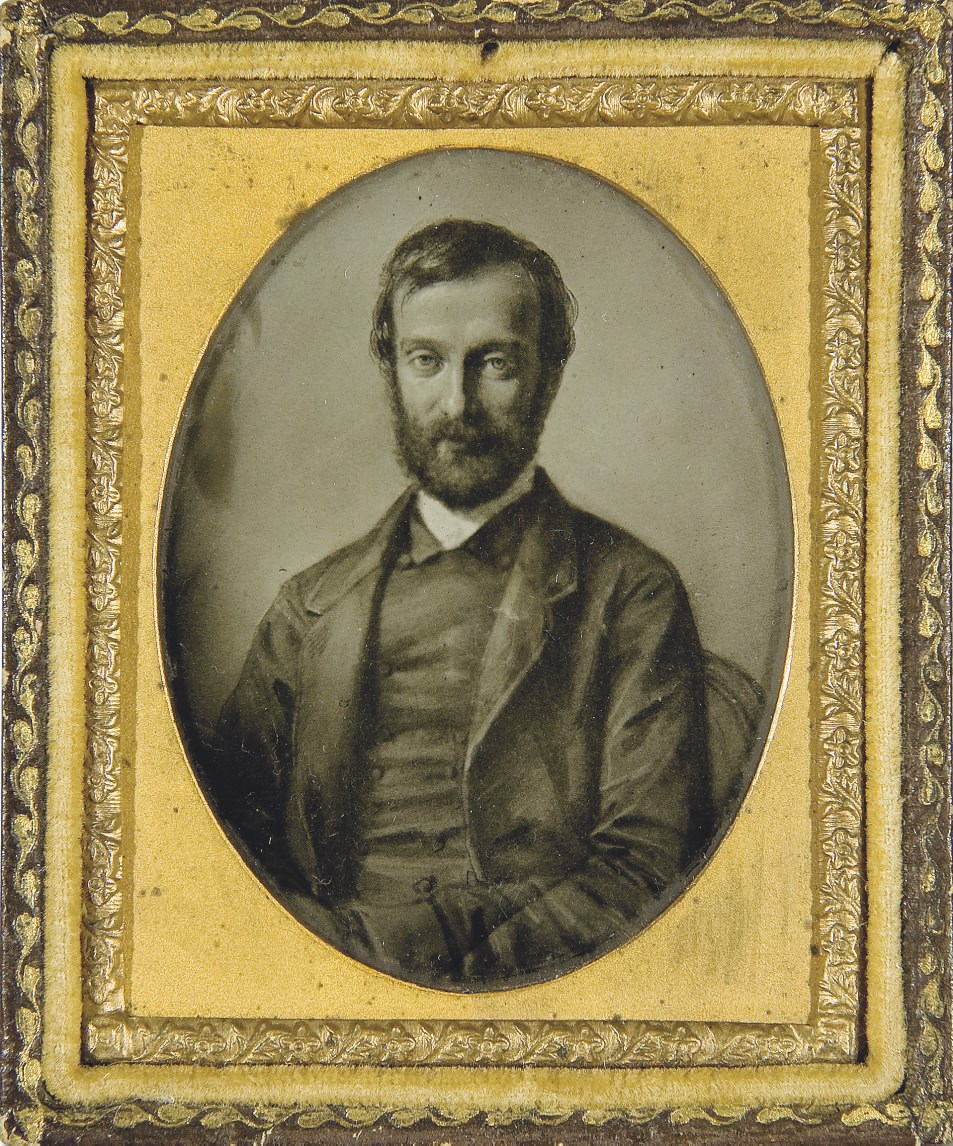 DAGUERREOTYPE REPRESENTANT FRANCOIS, PRINCE DE JOINVILLE (1818-1900)